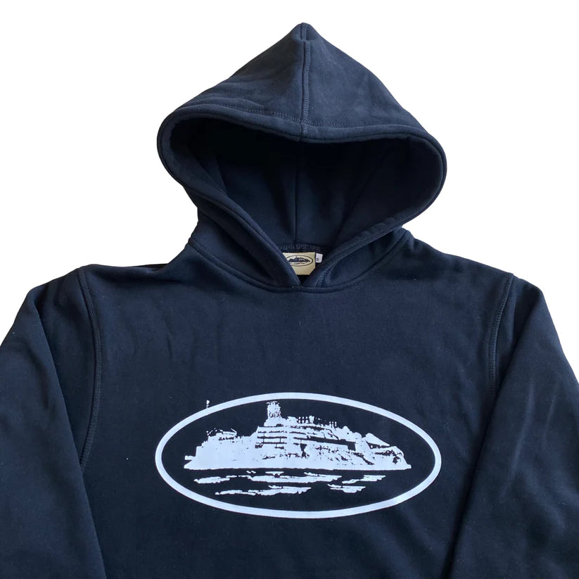 Corteiz Alcatraz Hoodie - (BLACK)