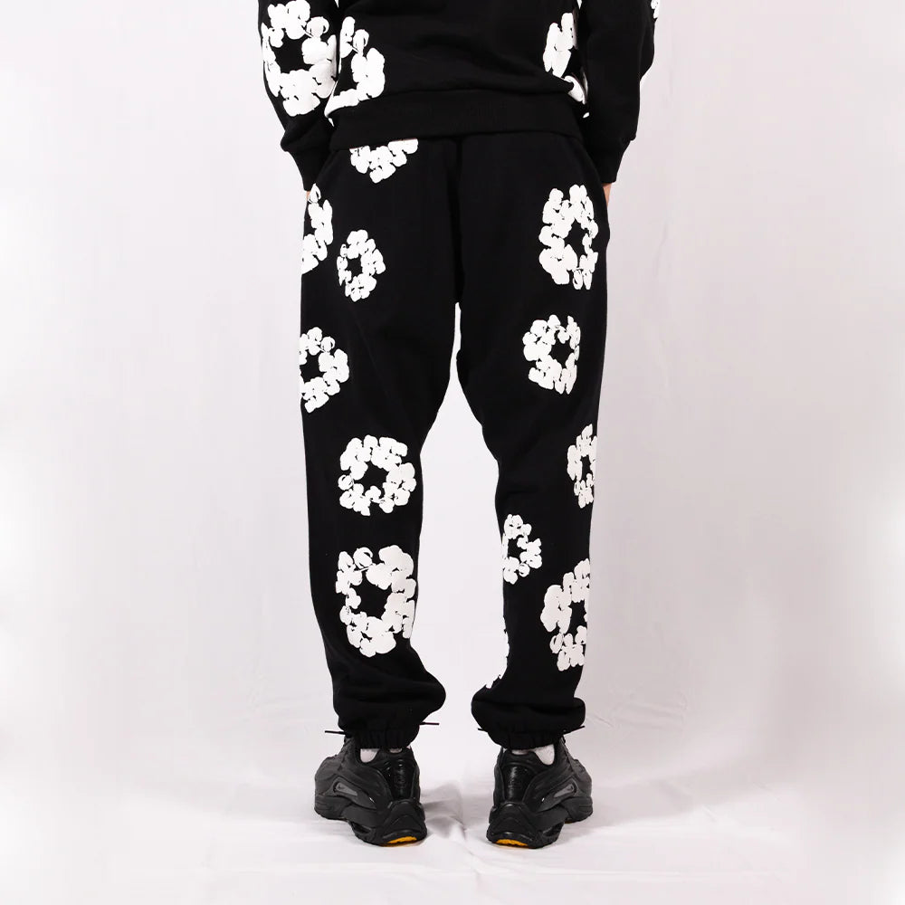 Denim Tears Jogging Trousers The Cotton Wreath Black