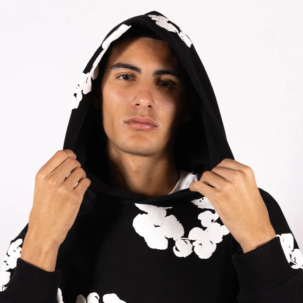 Denim Tears Hoodie The Cotton Wreath Black