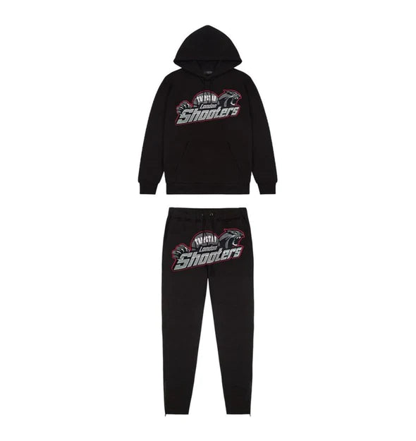 Trapstar Shooters Hooded Tracksuit - Blackout