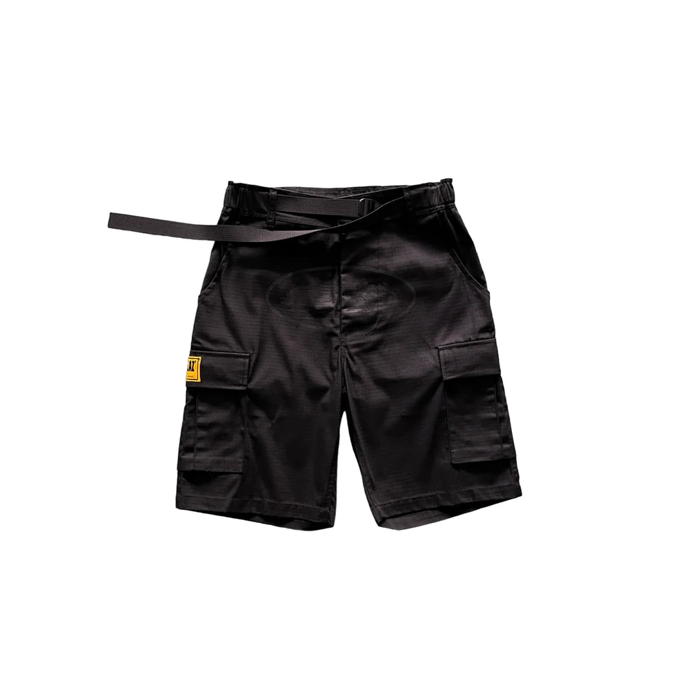 Corteiz Cargo Short - Full Black