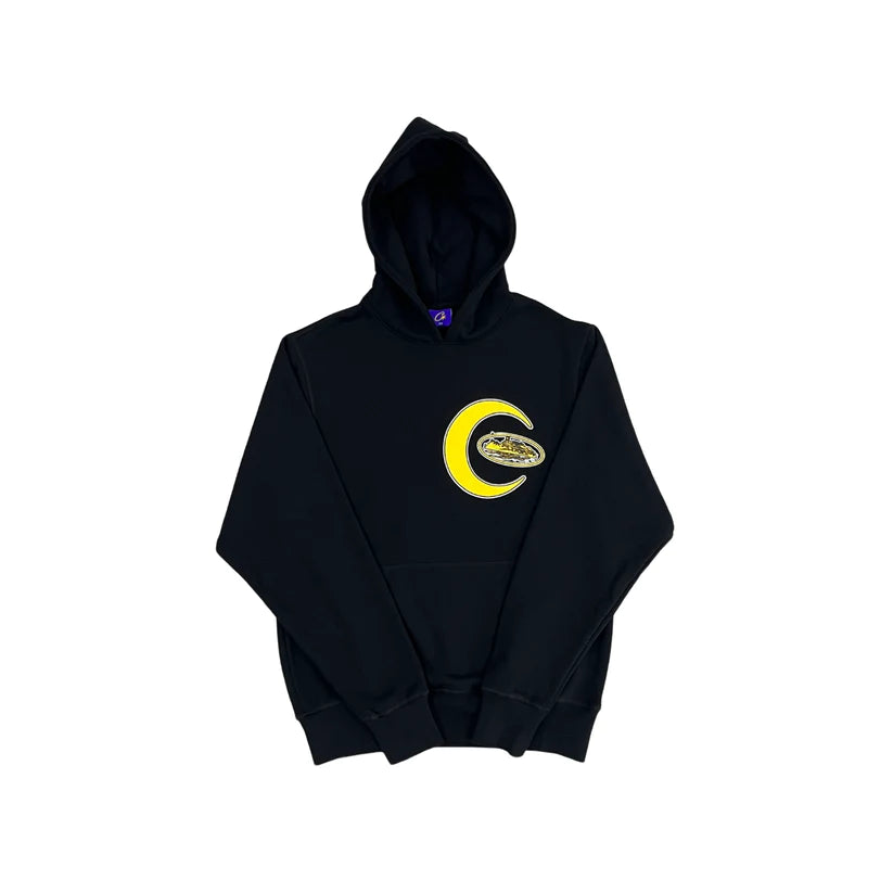 Corteiz Crescent Hoodie - (BLACK)