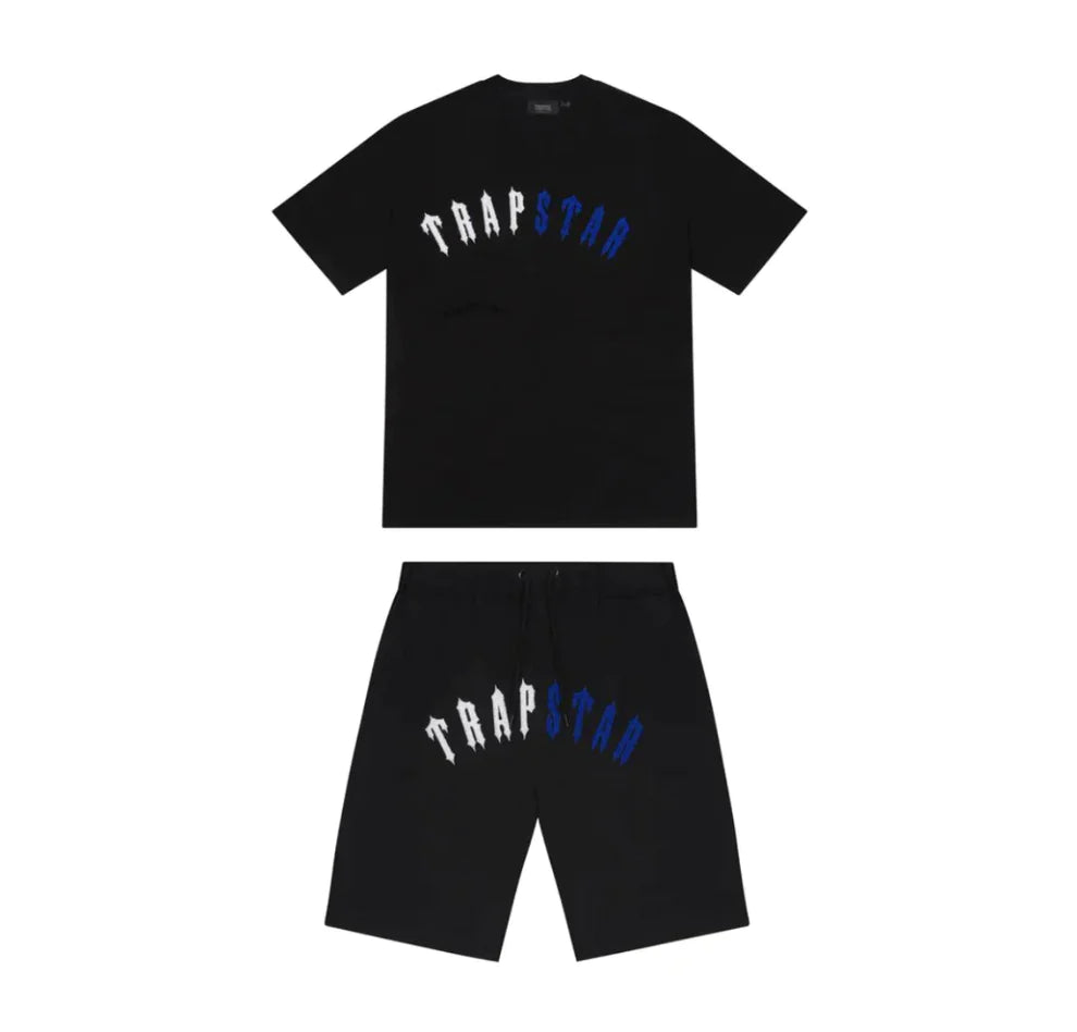 Trapstar Irongate Arch Short Set - Black Ice