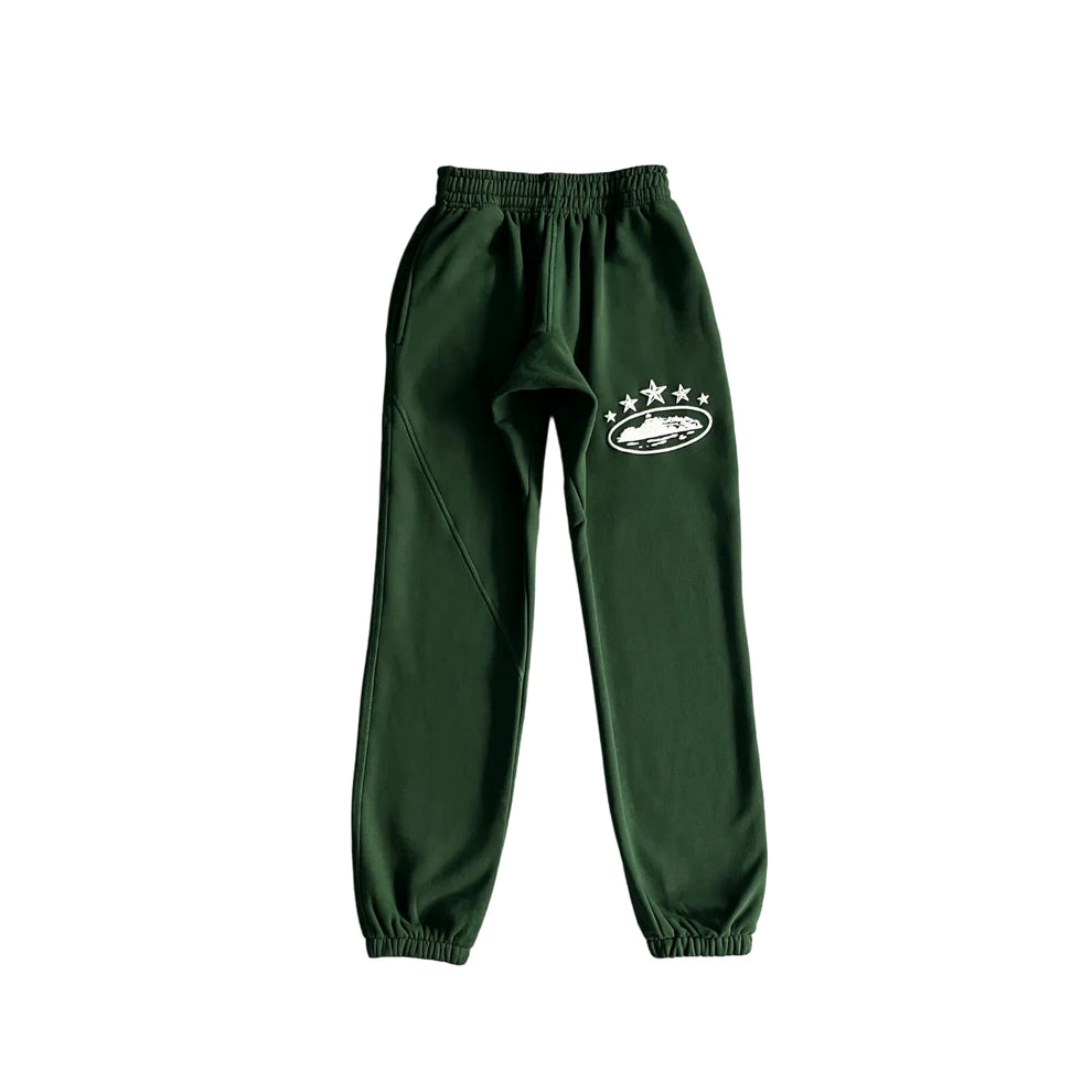 Corteiz 5 Starz Alcatraz Jogging - (GREEN)