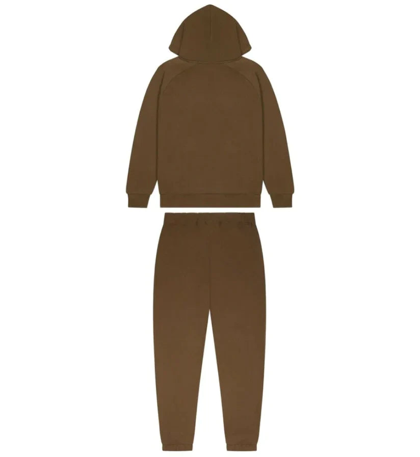 Trapstar Chenille Decoded Hooded Tracksuit - Earth Brown