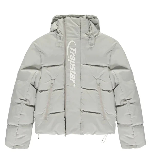 Trapstar Hyperdrive Technical Puffer Jacket - Light Grey