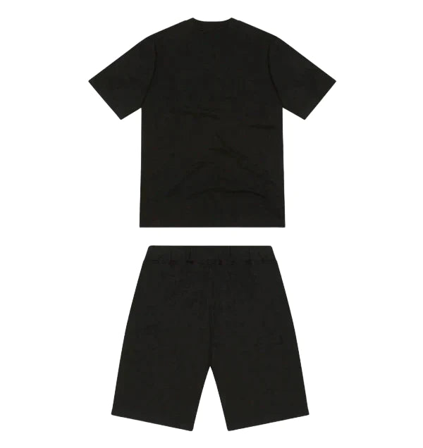 Trapstar Chenille Decoded 2.0 Short Set - Black/Ice Flavours