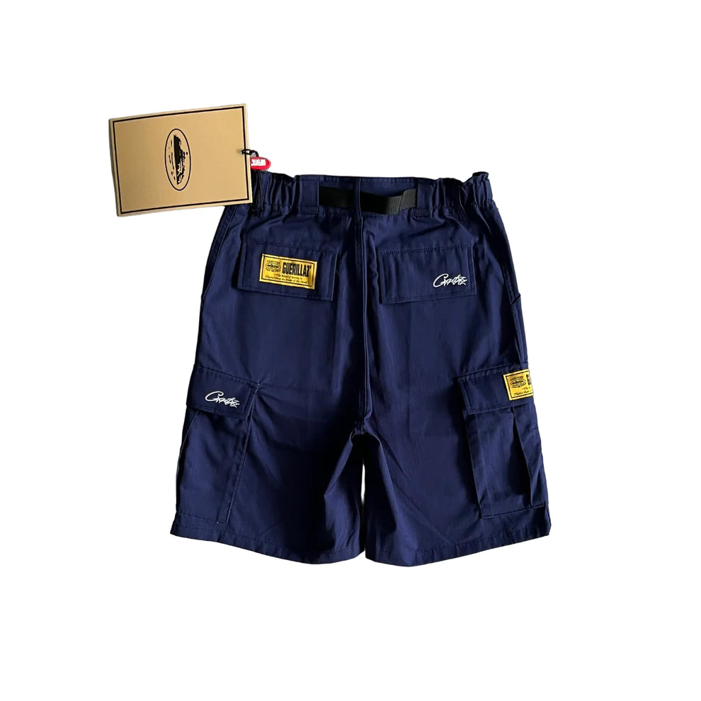 Corteiz Cargo Shorts - Navy