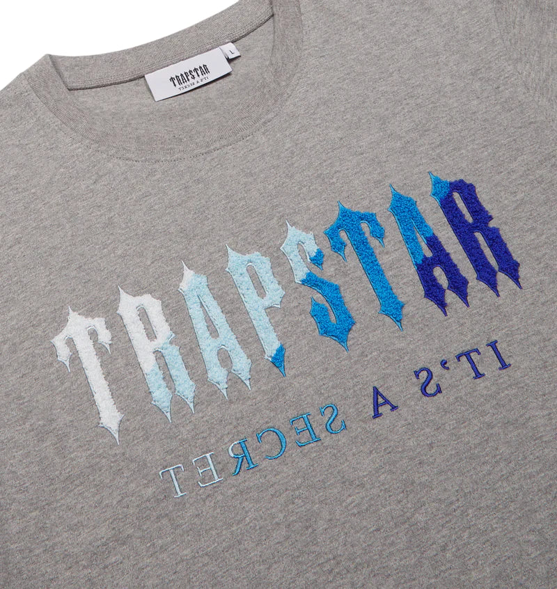 Trapstar Chenille Decoded 2.0 Short Set - Grey/Ice Flavours