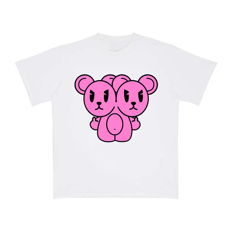 T-shirt Minus Two Mascot - Pink