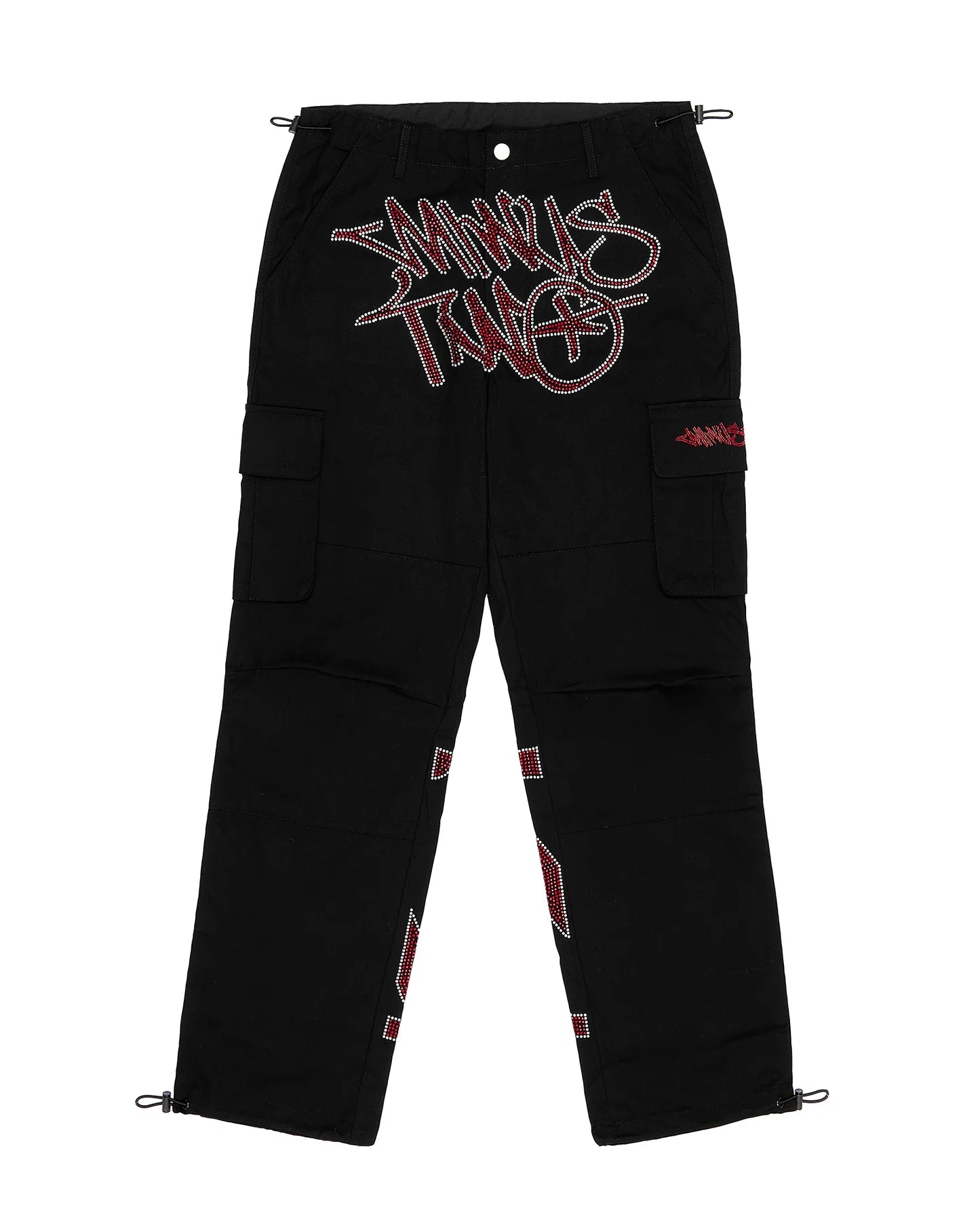 Cargo Minus Two - Black Red Rhinestone