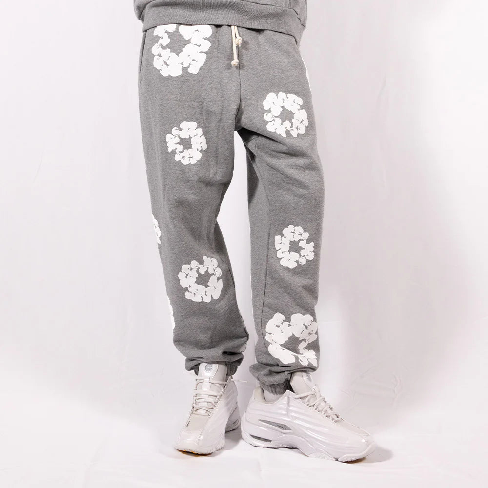 Denim Tears Jogging Trousers The Cotton Wreath Grey