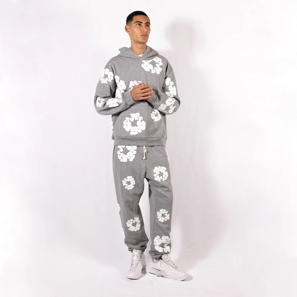 Denim Tears Jogging Trousers The Cotton Wreath Grey