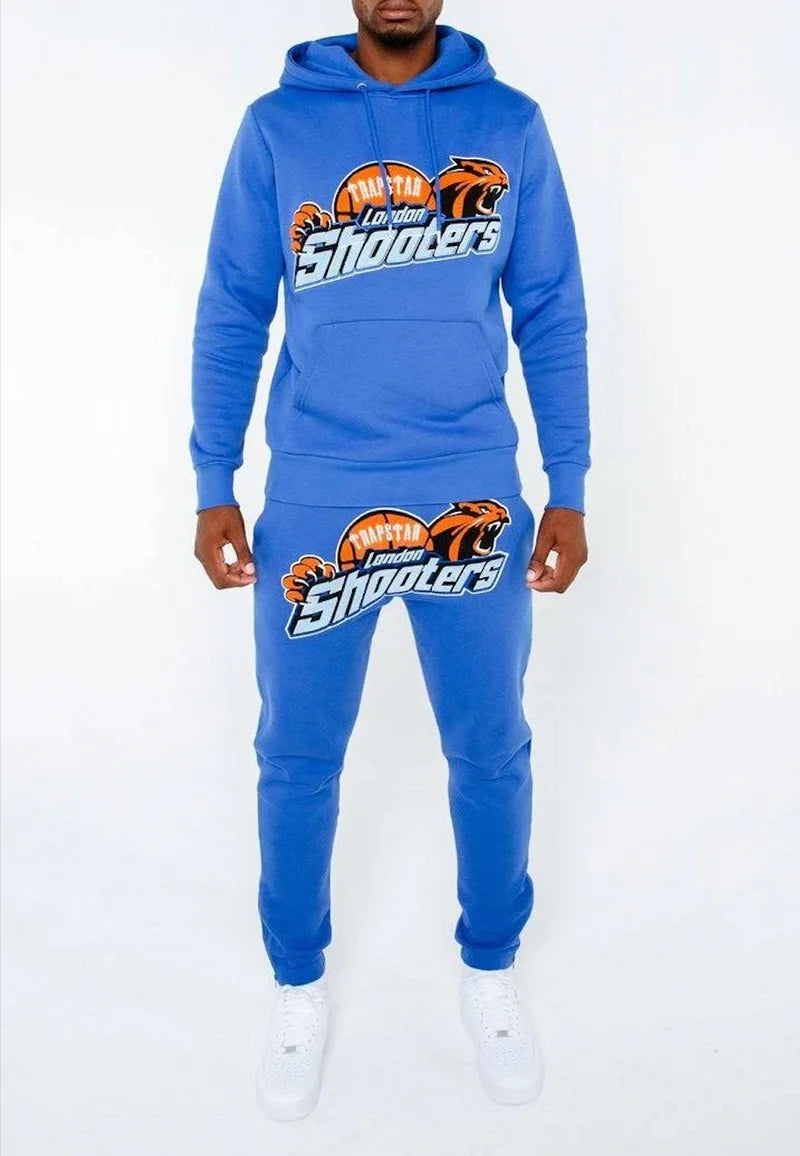 Trapstar Shooters Hooded Tracksuit - Blue