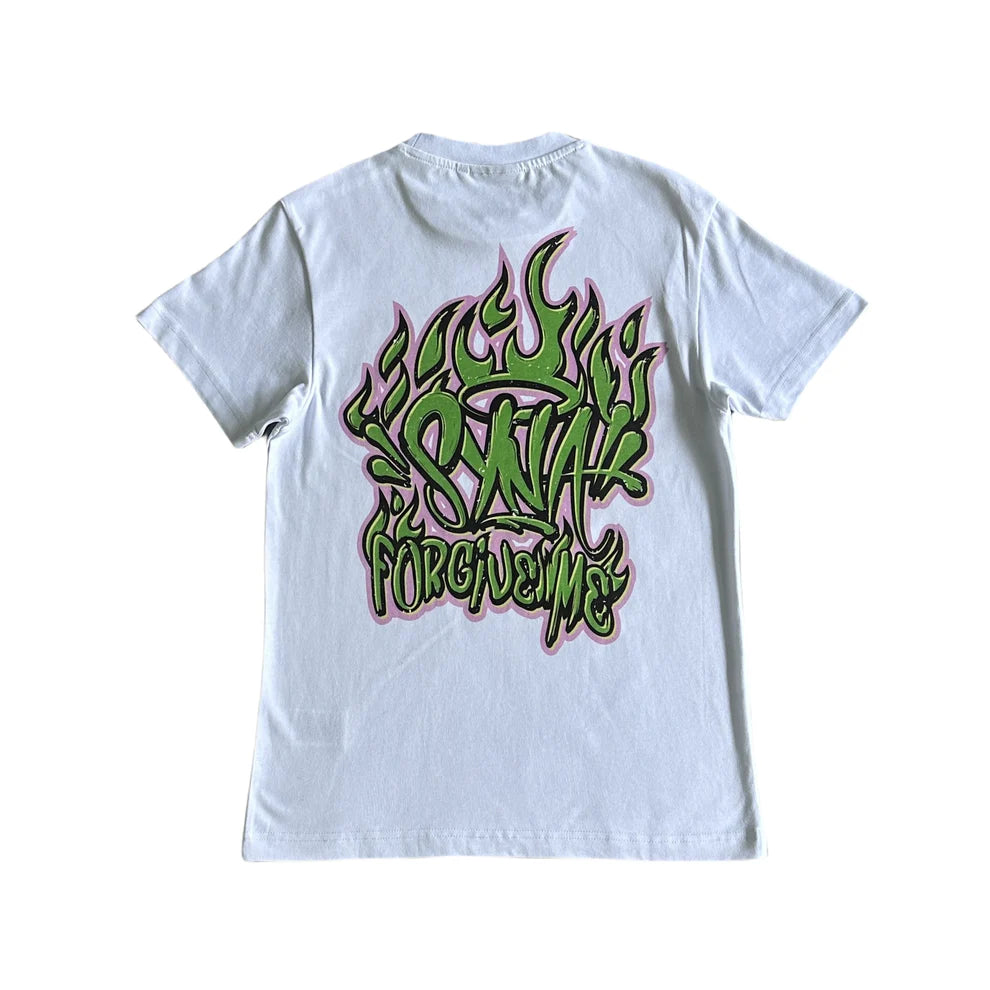 Syna World Light Tee Forgive me Short Sleeve T-shirt - White