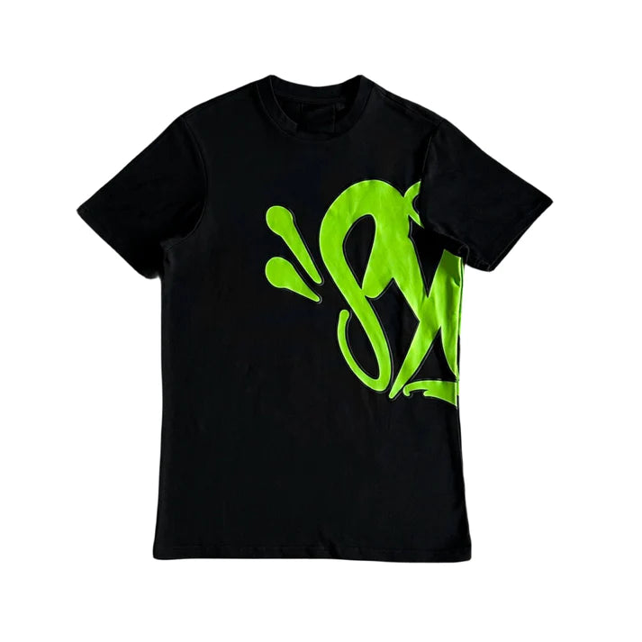 Syna World Tee Short Sleeve T-shirt - Black/Green