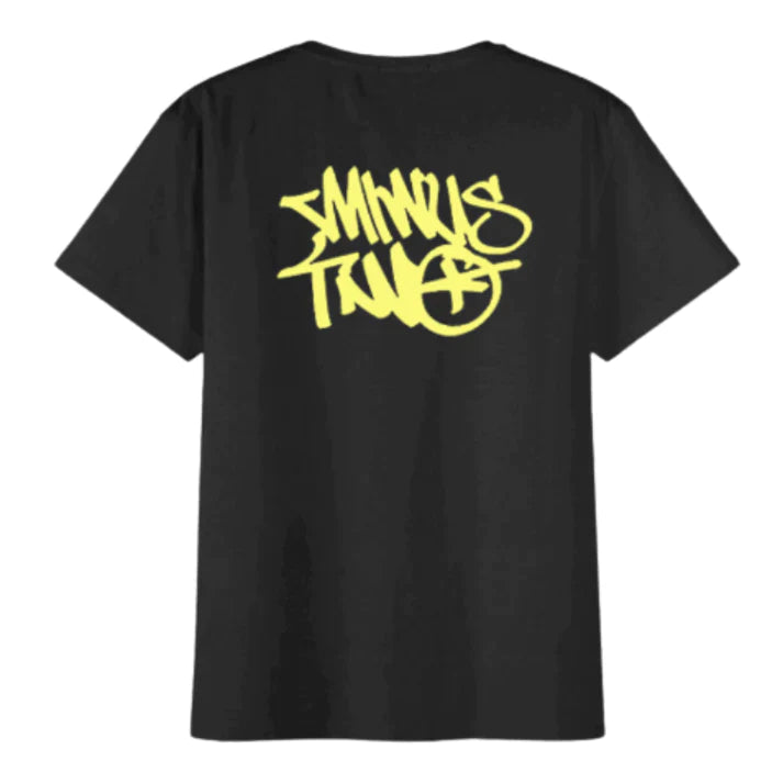 T-shirt Minus Two - Black Yellow