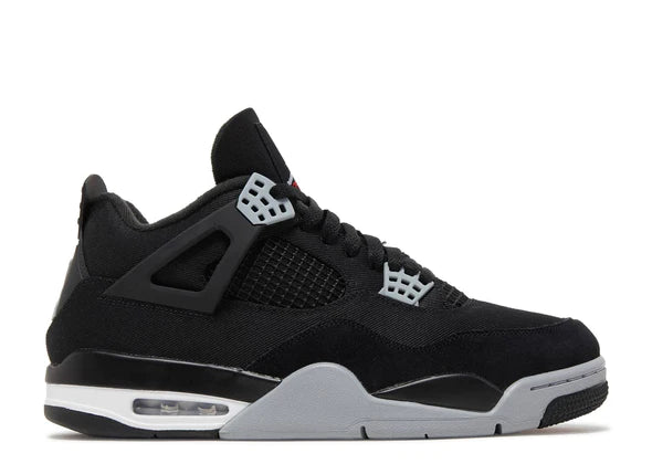 Jordan 4 Retro 'Black Canvas'