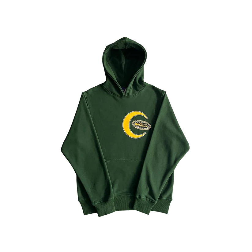 Corteiz Crescent Hoodie - (GREEN)