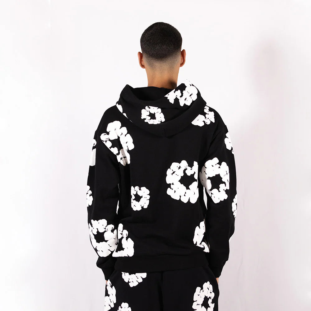 Denim Tears Hoodie The Cotton Wreath Black