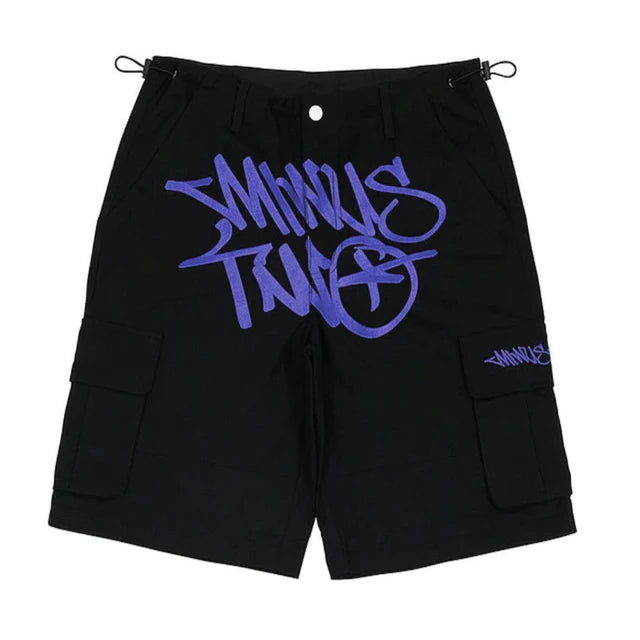 Short Minus Two - Black Purple