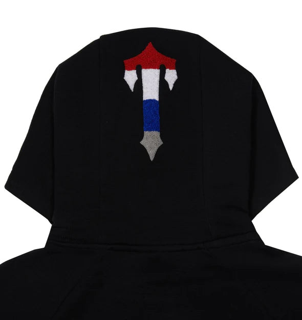 Trapstar Chenille Decoded 2.0 Hooded Tracksuit - Black Revolution