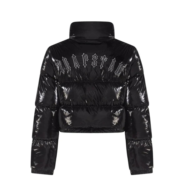 Trapstar Women's Irongate Puffer Jacket - Shiny Black