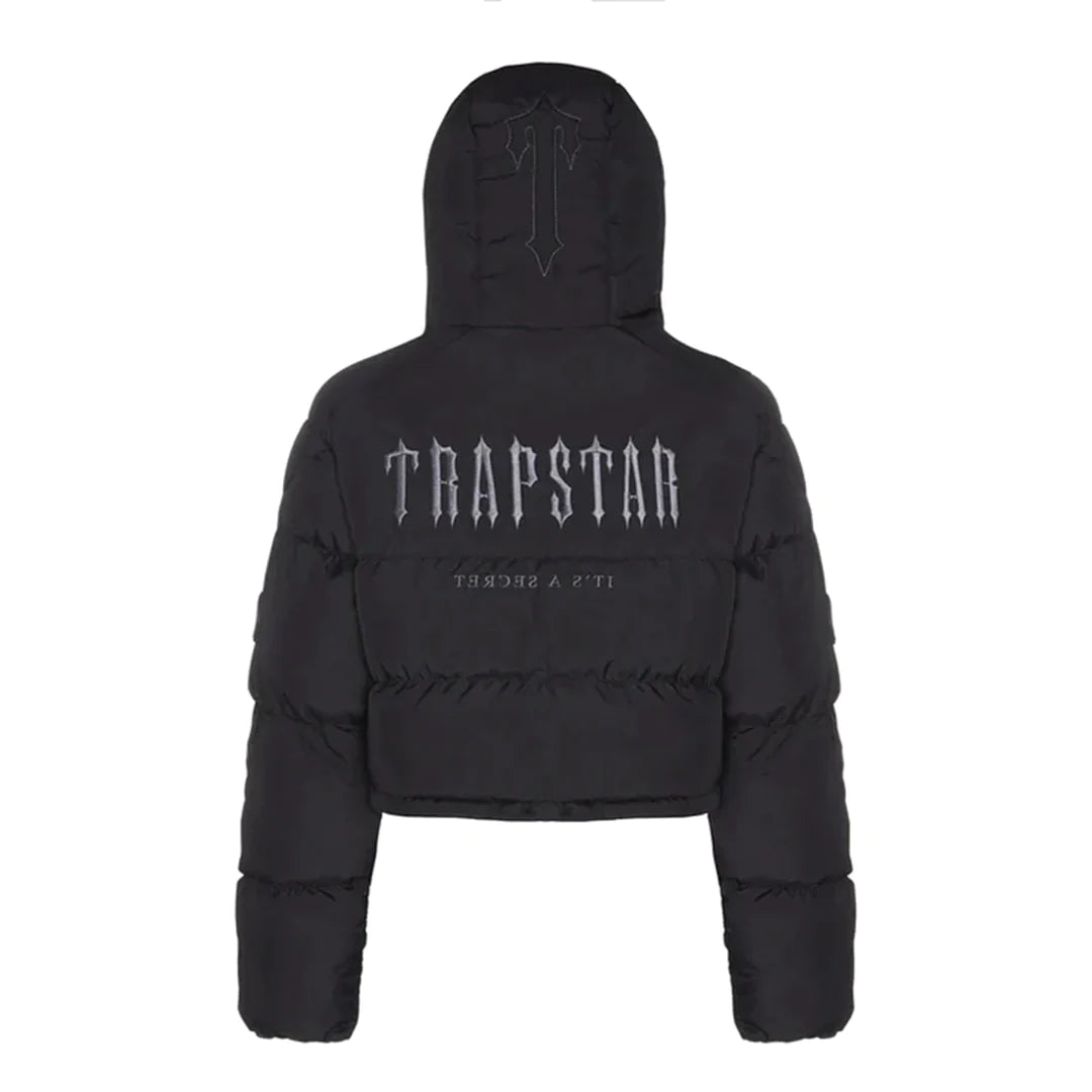 Trapstar Women's Decoded Hooded Puffer Jacket - Black