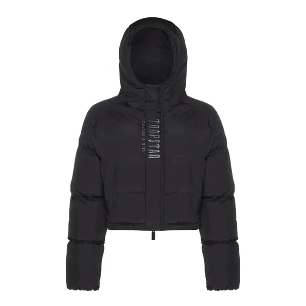 Trapstar Women's Decoded Hooded Puffer Jacket - Black