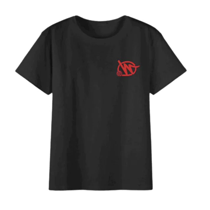T-shirt Minus Two - Black Red