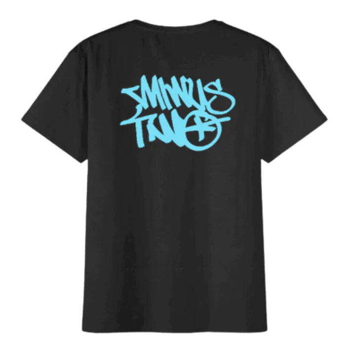 T-shirt Minus Two - Black Blue