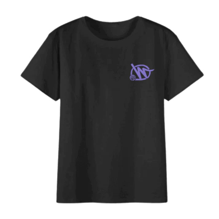 T-shirt Minus Two - Black Purple