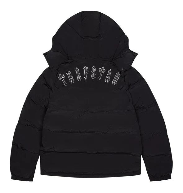 Trapstar Irongate Detachable Hooded Puffer Jacket - Black