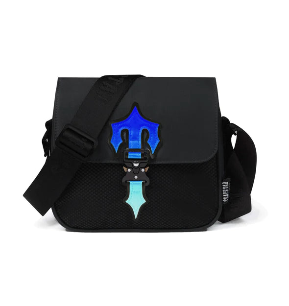 Trapstar Irongate T Cross-Body Bag - Black / Gradient Blue