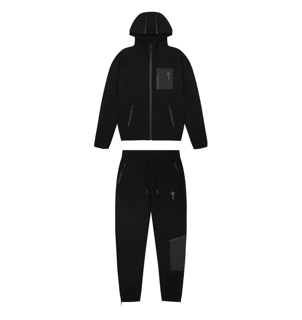 Trapstar Irongate T-Fleece Tracksuit - Black