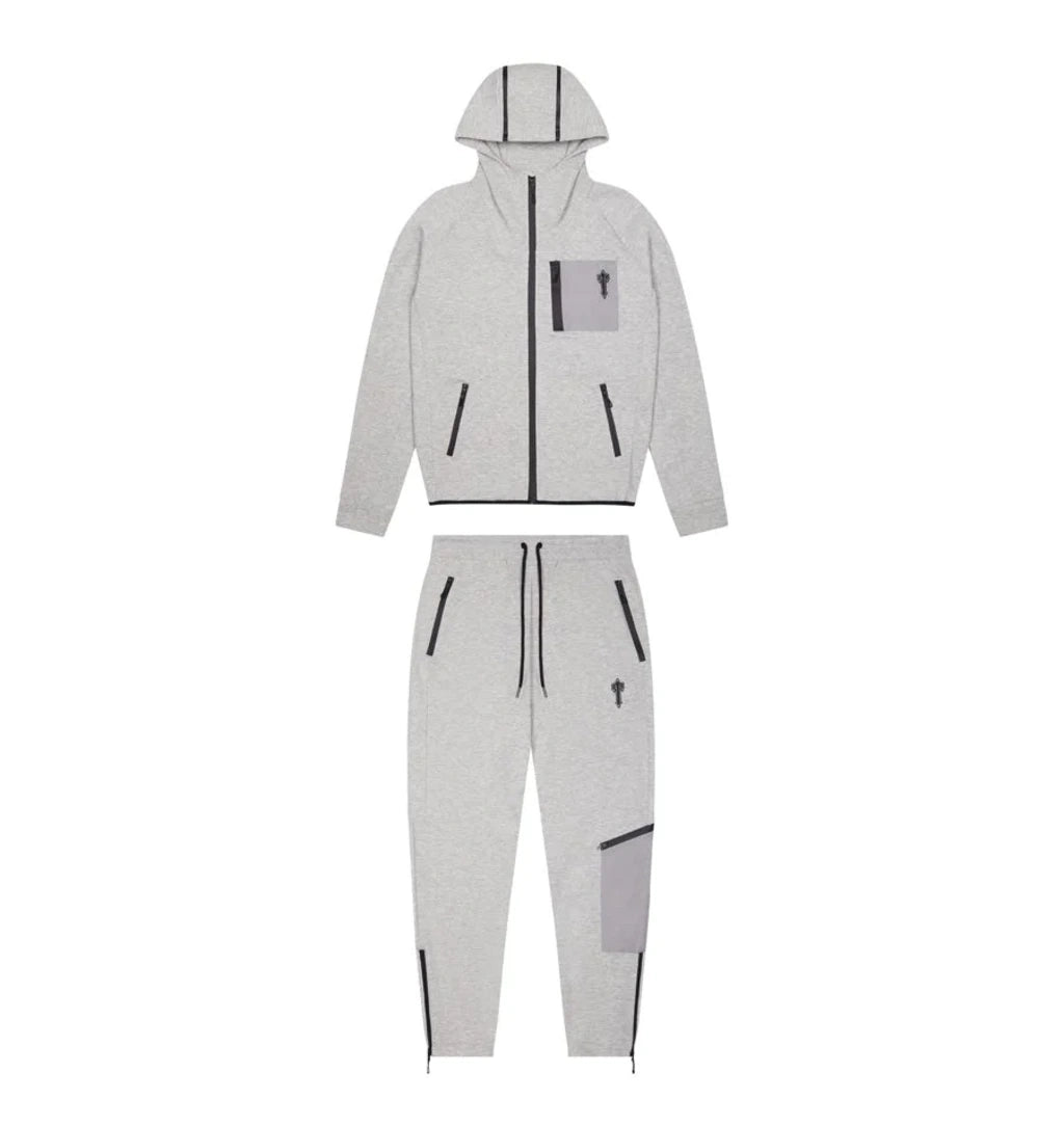 Trapstar Irongate T-Fleece Tracksuit - Grey