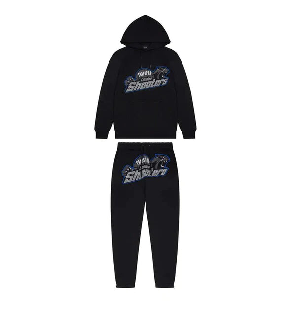 Trapstar Shooters Hooded Tracksuit - Black Ice Flavours